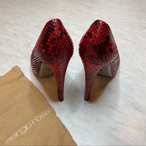 Sergio Rossi Python Heel - Picture 4 of 10